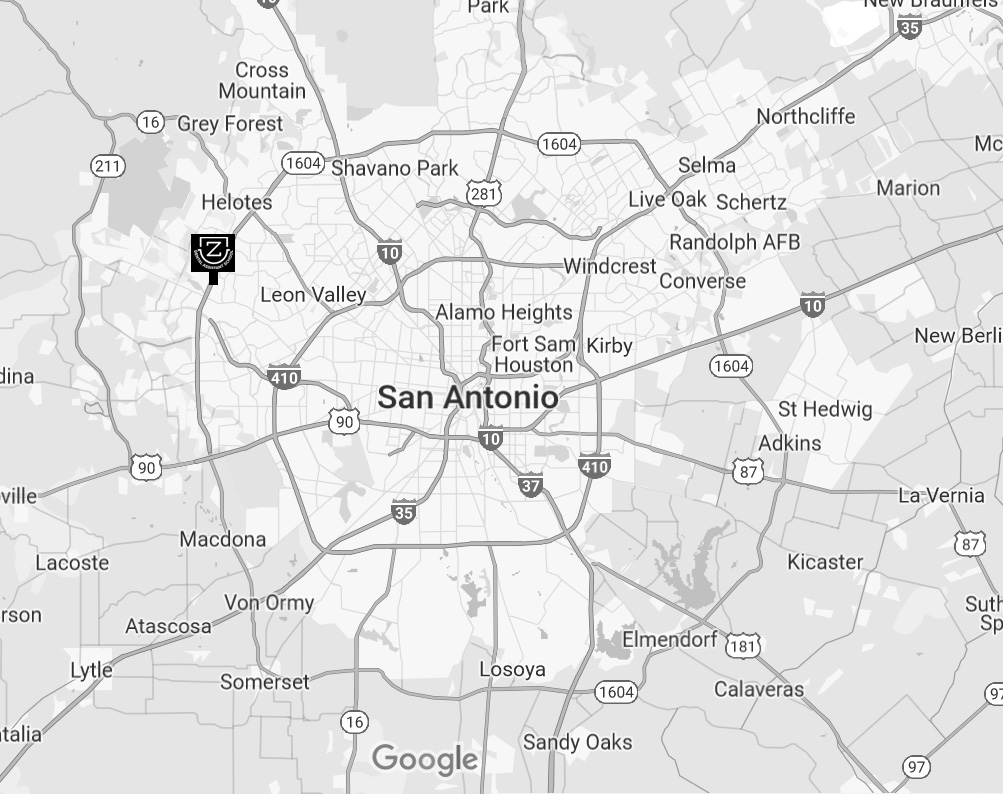 Map for Z Dental Assistant School San Antonio TX